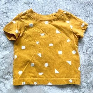 Hanna Andersson Geometric Yellow Tee
